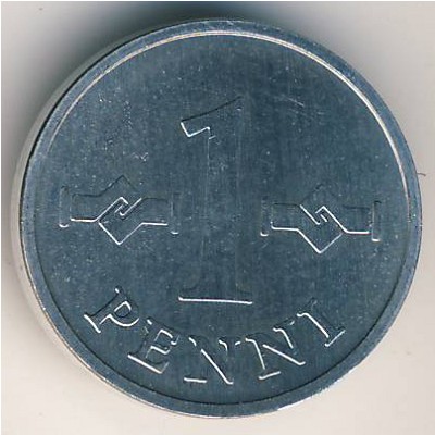 Финляндия, 1 пенни (1969–1979 г.)