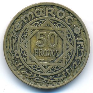 Марокко, 50 франков (1951 г.)