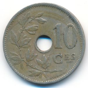 Belgium, 10 centimes, 1929