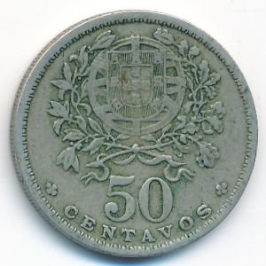 Portugal, 50 centavos, 1945