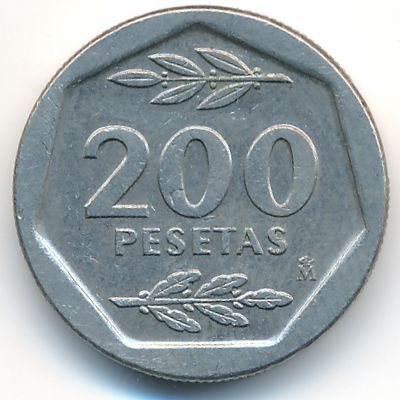 Испания, 200 песет (1987 г.)