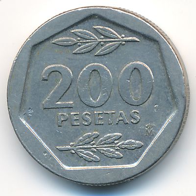 Испания, 200 песет (1987 г.)