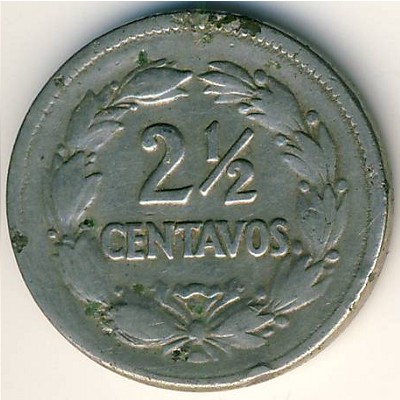 Ecuador, 2 1/2 centavos, 1928