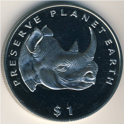 Eritrea, 1 dollar, 1994