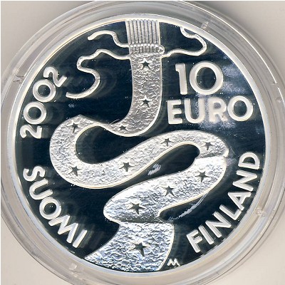 Finland, 10 euro, 2002