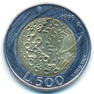 San Marino, 500 lire, 1999