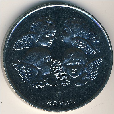 Gibraltar, 1 royal, 1999