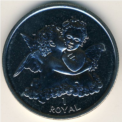Gibraltar, 1 royal, 1998