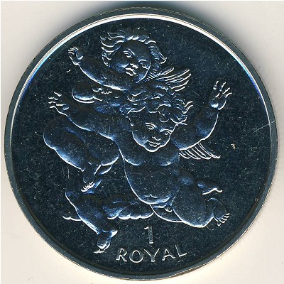 Gibraltar, 1 royal, 2000