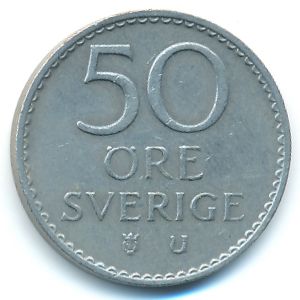 Sweden, 50 ore, 1973