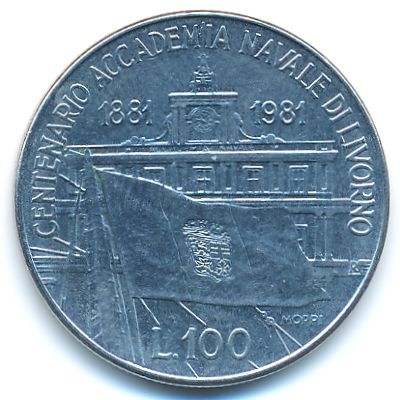 Italy, 100 lire, 1981