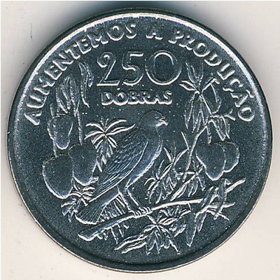 Sao Tome and Principe, 250 dobras, 1997