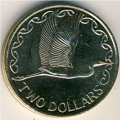 New Zealand, 2 dollars, 1999–2018