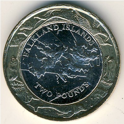 Фолклендские острова, 2 фунта (2004 г.)
