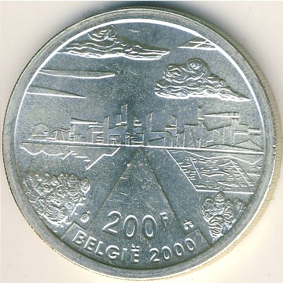 Belgium, 200 francs, 2000