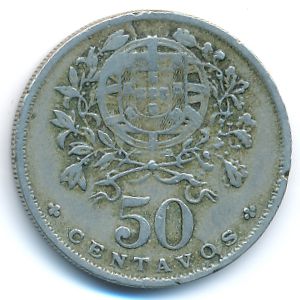 Португалия, 50 сентаво (1929 г.)