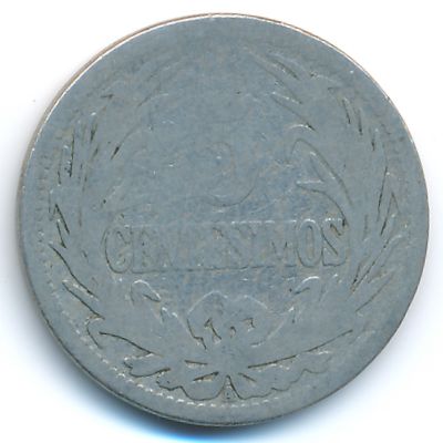 Uruguay, 5 centesimos, 1909