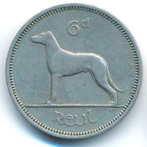 Ireland, 6 pence, 1959