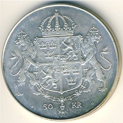Швеция, 50 крон (1976 г.)
