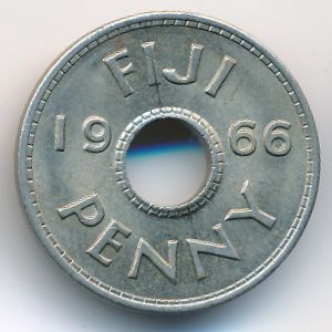 Fiji, 1 penny, 1966