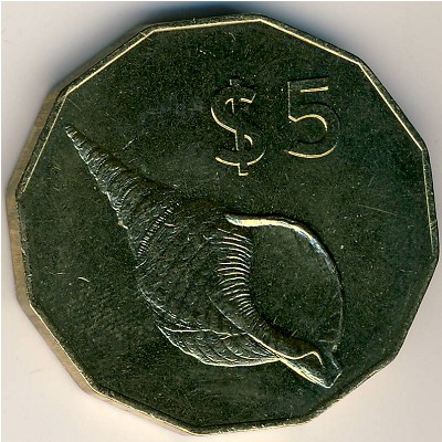 Острова Кука, 5 долларов (2003 г.)