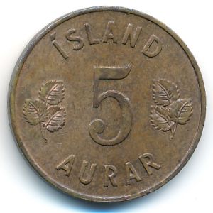 Iceland, 5 aurar, 1965