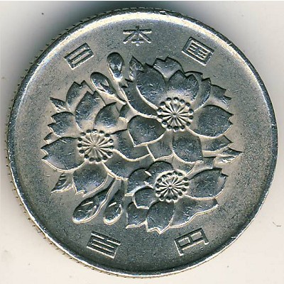 Japan, 100 yen, 1990–2019