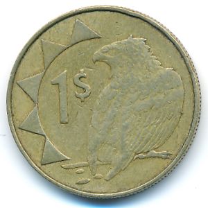 Namibia, 1 dollar, 1996