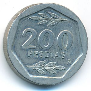 Испания, 200 песет (1987 г.)