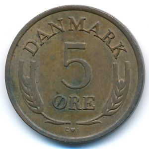 Дания, 5 эре (1969 г.)