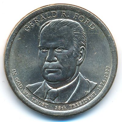 USA, 1 dollar, 2016