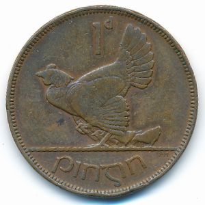 Ireland, 1 penny, 1928