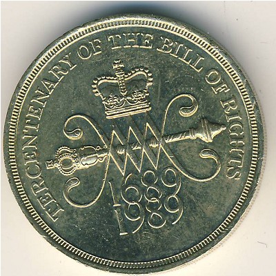 Great Britain, 2 pounds, 1989