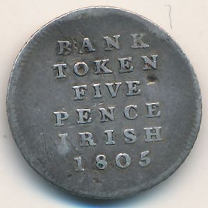Ирландия, 5 пенсов (1805–1806 г.)