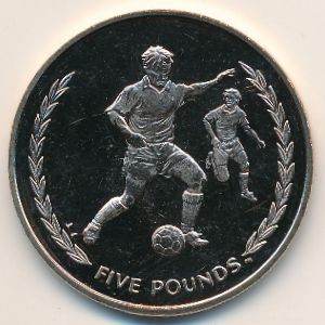 Isle of Man, 5 pounds, 1999