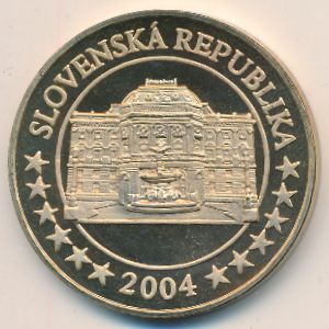 Slovakia., 5 euro, 2004