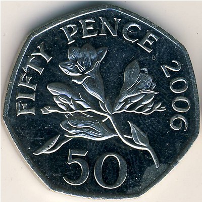 Гернси, 50 пенсов (2003–2012 г.)