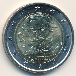 Италия, 2 евро (2013 г.)
