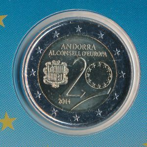 Андорра, 2 евро (2014 г.)