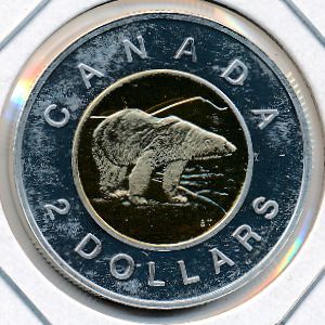 Canada, 2 dollars, 1996–2001