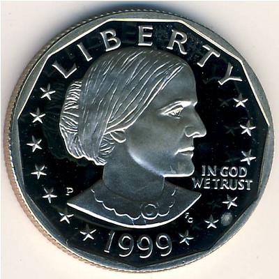 USA, 1 dollar, 1979–1999