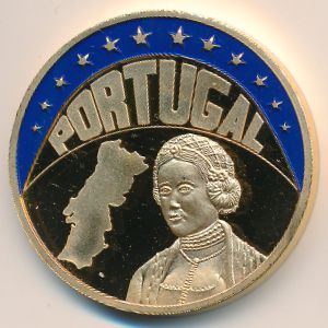 Portugal., 1 ecu, 1997