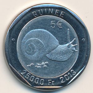 Guinea., 25000 francs, 2013