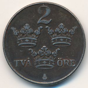 Sweden, 2 ore, 1949