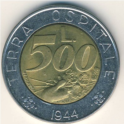 Сан-Марино, 500 лир (1991 г.)