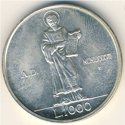 Сан-Марино, 1000 лир (1987 г.)