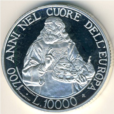 San Marino, 10000 lire, 2000
