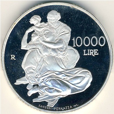 San Marino, 10000 lire, 2000