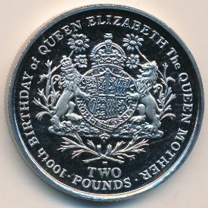 Южная Джорджия и Южные Сэндвичевы острова, 2 фунта (2000 г.)