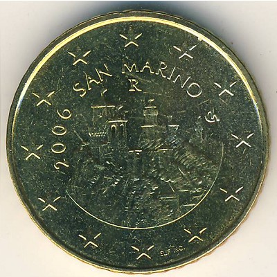 San Marino, 50 euro cent, 2002–2007